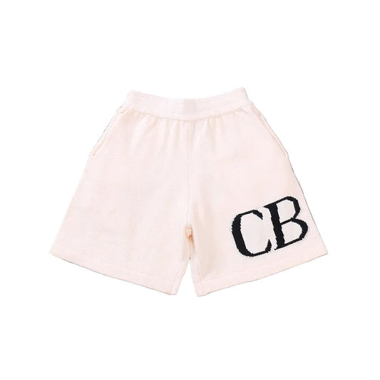 "CB" Shorts Beige