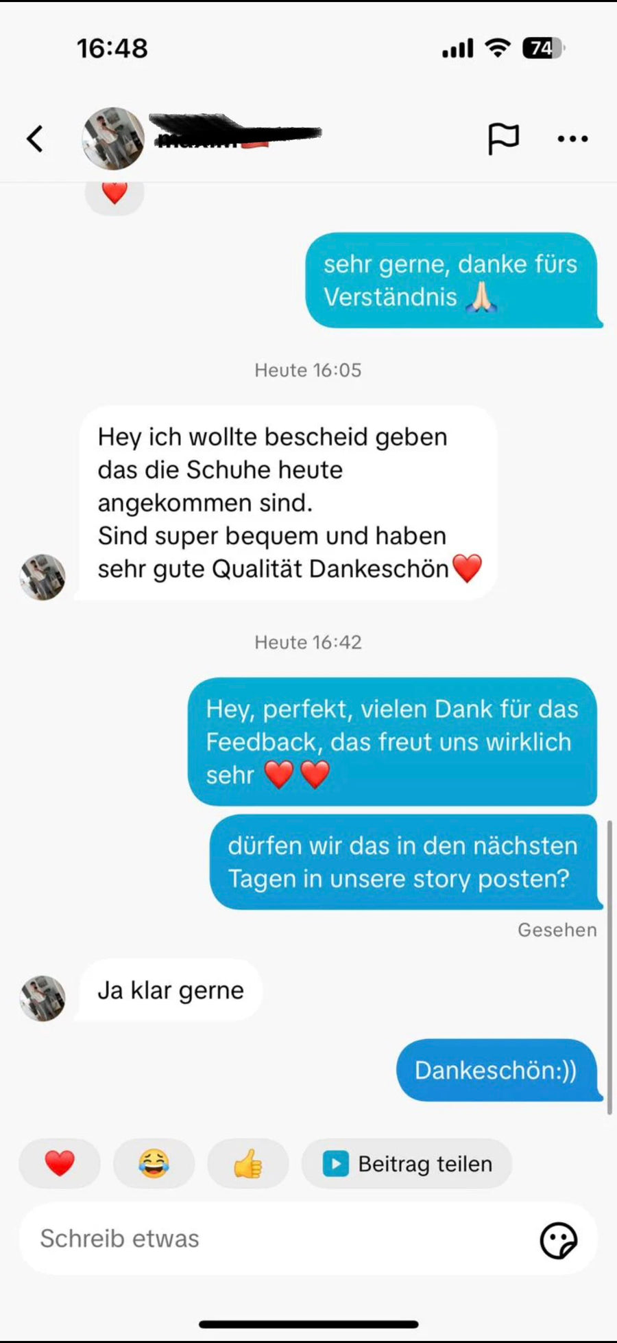 Kundenfeedback